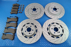 Mercedes Benz C63s C63 Sl63 Sl65 Amg front rear brake pads & rotors TopEuro #12054