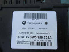 Bentley Continental Flying Spur left rear door window regulator motor