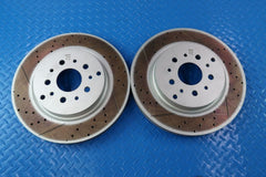 Maserati GranTurismo Gran Turismo Gt rear brake disc rotors TopEuro #12083