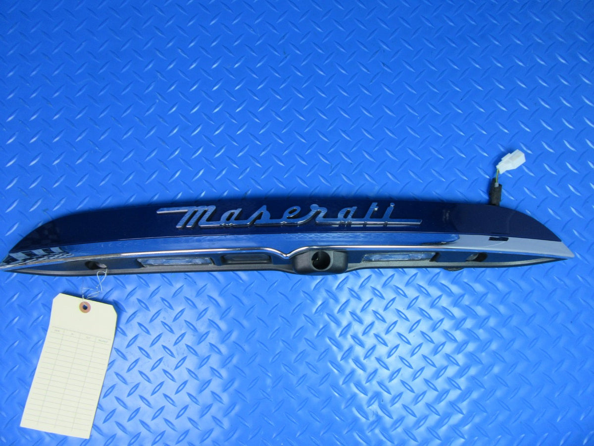 Maserati Ghibli trunk open panel trim reverse lights #6525