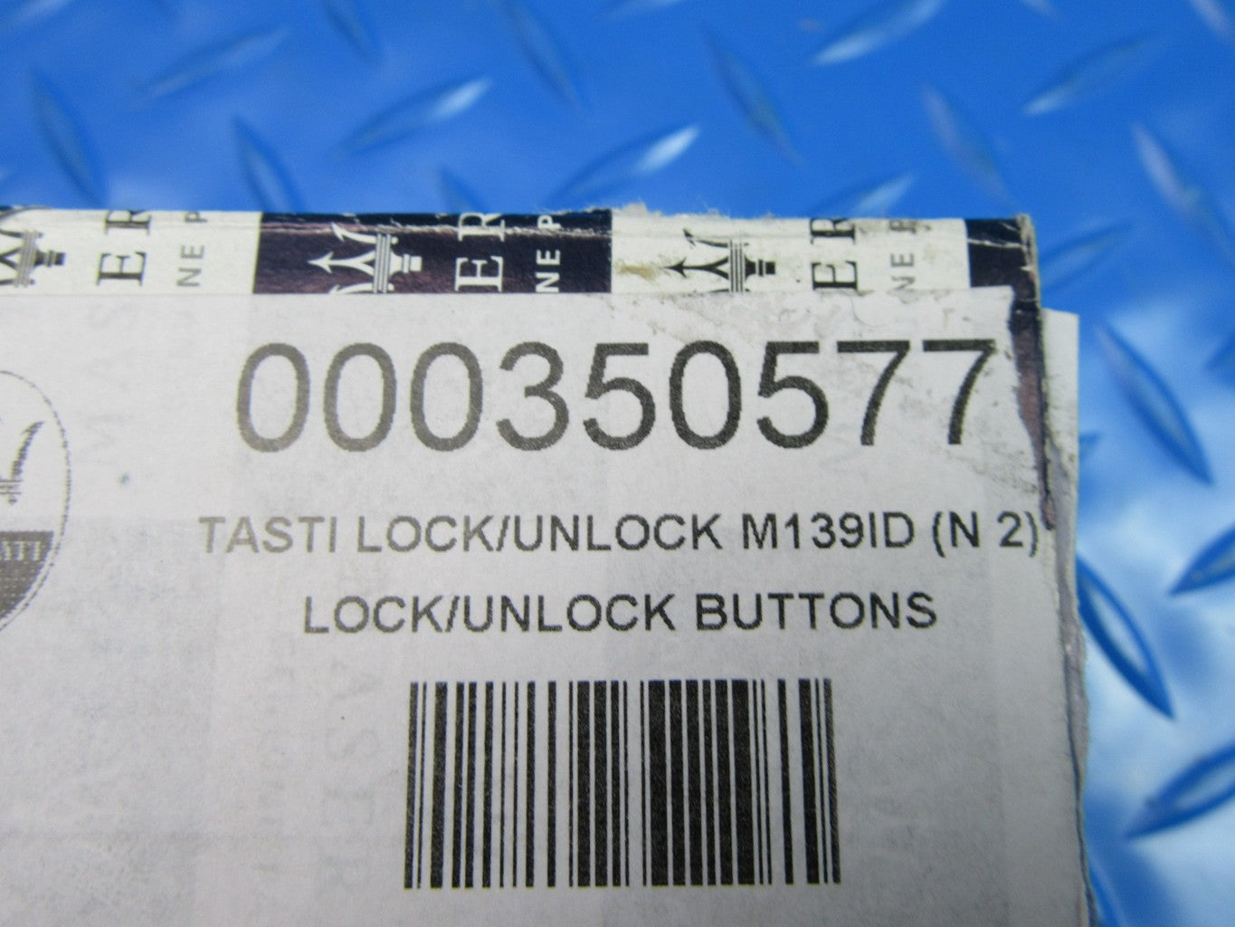 Maserati GranCabrio MC door lock unlock switches buttons #0463