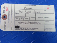 Maserati GranCabrio GranTurismo Quattroporte seat adjustment buttons #0462