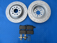 Maserati Ghibli Sq4 Quattroporte Awd rear rotors brake pads set #5846