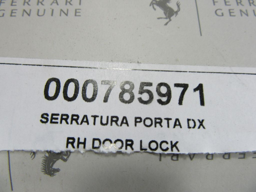 Ferrari 458 Speciale 812 Superfast California T right door latch lock #4977
