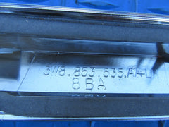 Bentley GT GTC left rear quarter panel lower chrome trim #6216