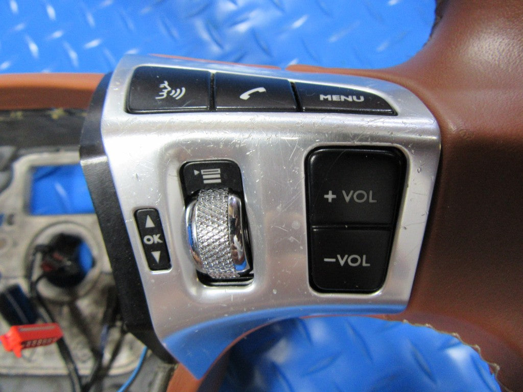 Bentley Flying Spur GT GTC steering wheel brown 3 spoke #6211