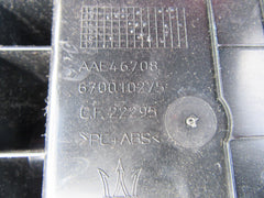 Maserati Quattroporte left dashboard compartment black #0436