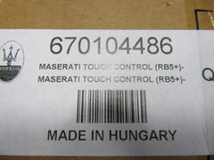 Maserati Ghibli information radio navigation display touch screen #4972