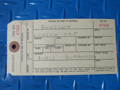 Bentley Continental Gt Gtc Flying Spur center caps cap burgundy #4164