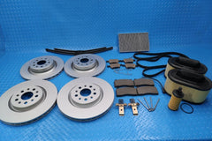 Maserati Ghibli brake pads rotors filter belt service kit TopEuro #9304