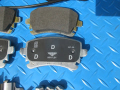 Bentley Continental GT GTC Flying Spur front  and rear brakes brake pads #4850