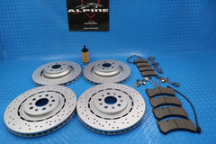 Maserati Ghibli Quattroporte brake pads rotors service kit #9273 14-16 FREE FILTER
