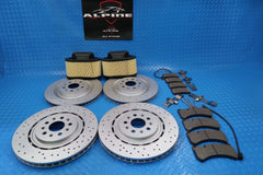 Maserati Ghibli Quattroporte brake pads rotors filters service kit 17-24 #9315