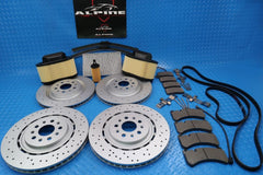 Maserati Ghibli Quattroporte brake pads rotors filters belt service kit #9311 17-24
