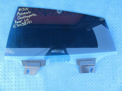 Maserati Quattroporte left rear door window glass #1314