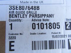 Bentley Continental Flying Spur right front bumper grille NEW OEM #0411