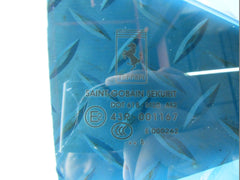 Ferrari California left rear quarter window wind wing glass #7111