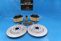 Maserati Ghibli Quattroporte rear brake pads rotors filters service kit #9327 17-24
