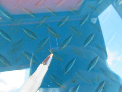 Maserati Quattroporte right rear door window glass #1305