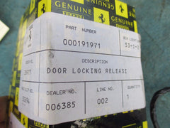 Ferrari 599 Gtb Gto 612 door locking release switch