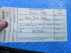 Ferrari 488 Spider Pista Spider left rear roof hinge cover trim plate #0379