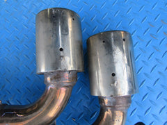 Ferrari 360 Challenge Stradale Tubi style right exhaust muffler tailpipe tips #1333