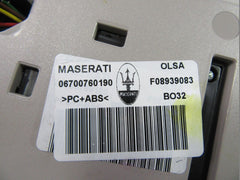 Maserati Ghibli Quattroporte front overhead dome light console #7170