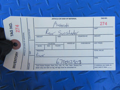 Maserati Ghibli Quattroporte rear electric sun shader #0275