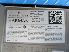 Maserati Ghibli radio gps navigation info display screen touchscreen #7185