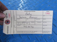 Bentley Continental Flying Spur GT GTC Mulsanne vacuum reservoir tank #1362