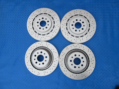 Maserati Ghibli Sq4 Quattroporte Awd front and rear rotors set of 4 #5836