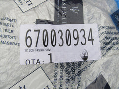 Genuine Maserati Ghibli Quattroporte rear rotors set of 2 #5831