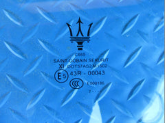 Maserati Quattroporte left rear door window glass #1422