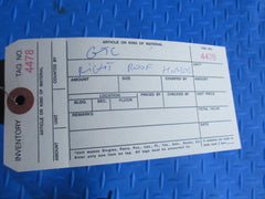 Bentley Continental Gtc right convertible top hinge stowage box #4478