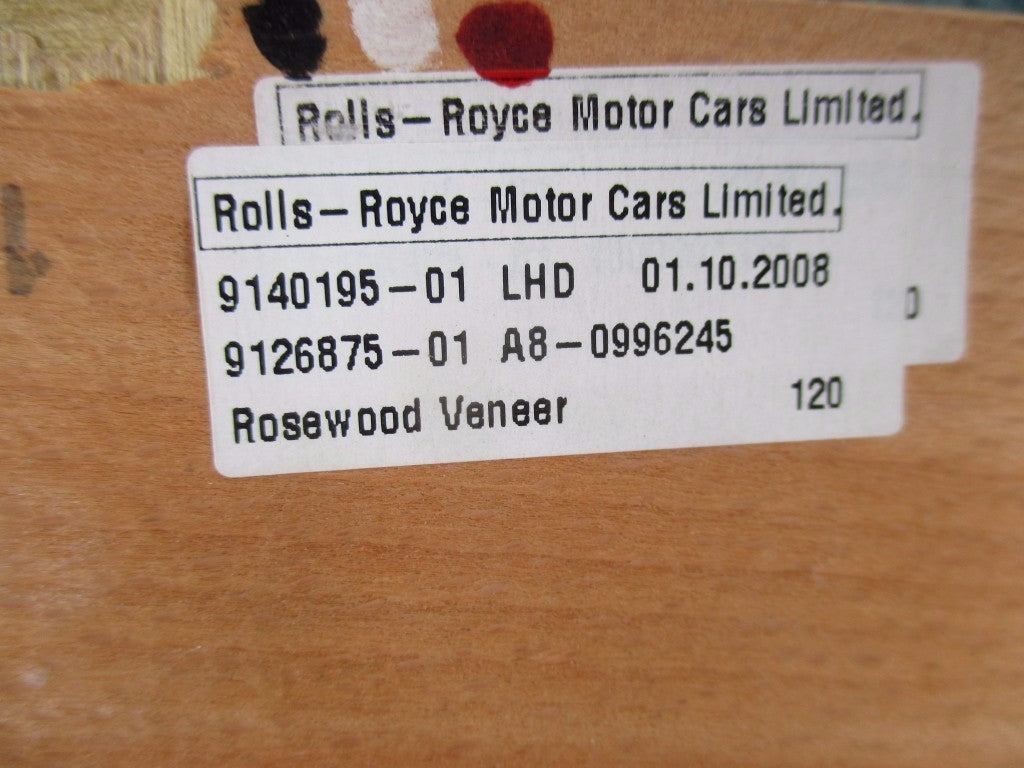 Rolls Royce Phantom Coupe Drophead left door panel wood trim