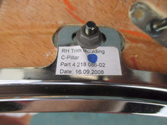 Rolls Royce Phantom Coupe right roof frame c pillar panel wood trim