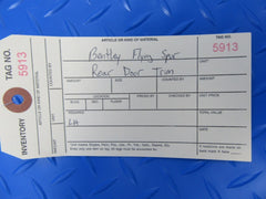 Bentley Flying Spur rear left door upper chrome trim #5913