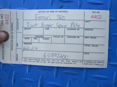 Ferrari 360 front bumper spacer plates New OEM #4402