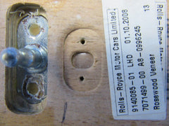 Rolls Royce Drophead Phantom center console front lower wood trim #5925