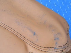 Maserati GranCabrio left front seat leather tan #0244