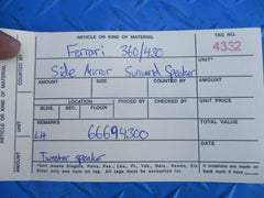 Ferrari 360 430 left surround tweeter speaker #4332