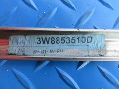 Bentley Continental GT right quarter window glass chrome trim #0223