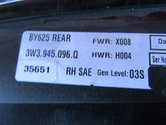 Bentley Continental GT GTC right tail light #0189