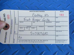 Bentley Continental Flying Spur front bumper right grille #0183