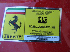 Ferrari 458 Italia Spider bonnet hood red
