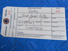 Bentley Continental GT GTC center front bumper grille #0214