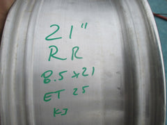 21" Rolls Royce Wraith Dawn front rim used oem