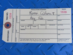 Ferrari F12 TDf FF Berlinetta California T key fob #1539