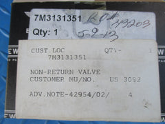 Bentley Continental GT GTC Flying Spur air pump non return valve #4196