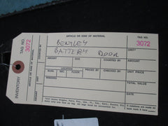 Bentley Continental Gt right battery access door boot panel trim molding